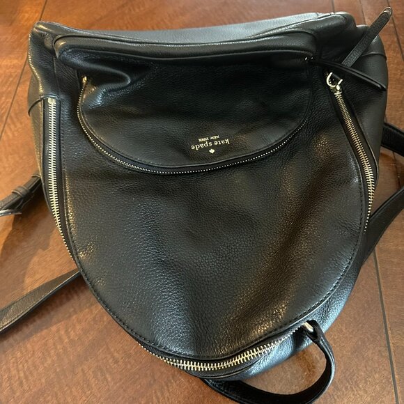 Kate Spade Large Black Backpack with Adjustable Straps - Picture 3 of 6